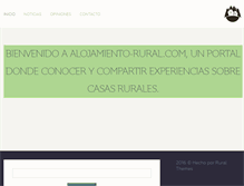 Tablet Screenshot of alojamiento-rural.com